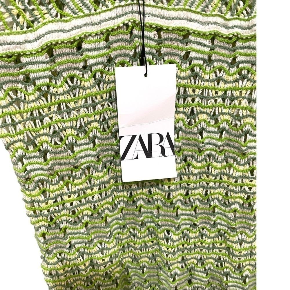 NWT Zara Crochet Dress, Size M Hippie Boho Festival Coachella Bohemian - Picture 3 of 14